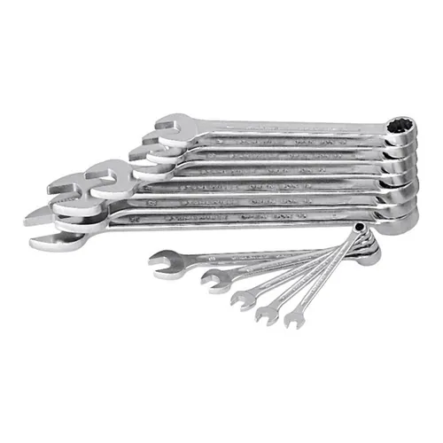 Stahlwille Ring-Maulschlüssel-Satz, 23-teilig - Schraubenschlüssel Set mit eng tolerierter Schlüsselweite und optimaler Biegefestigkeit, ideal für präzise Arbeiten. Hergestellt aus robustem Chrome-Alloy-Steel für Langlebigkeit.