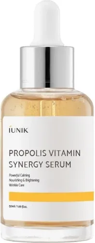 iUnik Propolis Vitamin regenerierendes Highlighter Serum 50 ml - Gesichtsserum für Damen, spendet intensive Feuchtigkeit und regeneriert die Haut, ideal zur Bekämpfung von Müdigkeitserscheinungen und für ein strahlendes Hautbild.