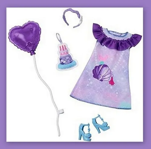 Barbie Kleidung - Mein erstes Modepaket, Meerjungfrau-Thema für Vorschulkinder, einfaches Anziehen und kreatives Spielen