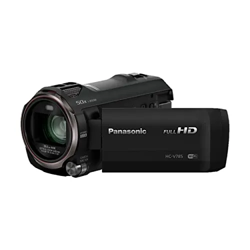 Panasonic HC-V785EG-K Camcorder - Full HD Video, 20x optischer Zoom, optischer Bildstabilisator und WiFi für beeindruckende Aufnahmen