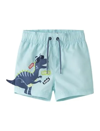NAME IT Jungen Nmmzakan Swim Shorts, Limpet Shell, 98
