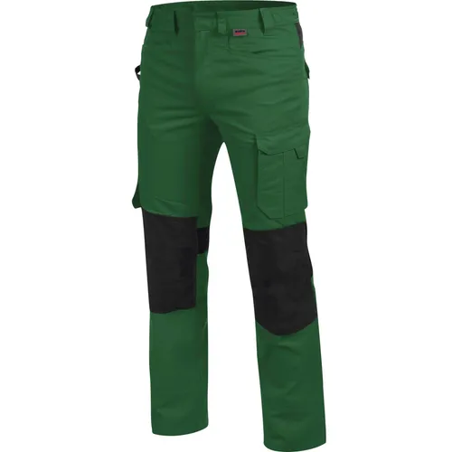 Würth MODYF Arbeitsbundhose Cetus Arbeitshose mit Kniepolstertaschen für Handwerker Robuste, bequeme Bundhose mit Taschen, Grün