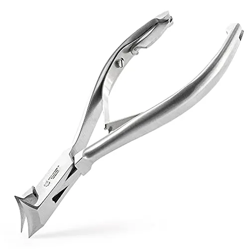 OTTO HERDER NAGELZANGE - 14cm Edelstahl Fußnagelzange für starke und eingewachsene Zehennägel - Nagelzangen: Hochwertige 14cm Zange aus Edelstahl, ideal zum mühelosen Schneiden von dicken und eingewachsenen Fußnägeln für schöne Füße.
