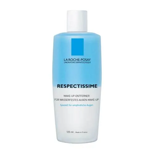 La Roche-Posay Toleriane Respectissime Waterproof Eye Makeup Remover 125 ml - Make-up-Entferner für empfindliche Augen, entfernt wasserfestes Make-up sanft und gründlich, ohne die Haut zu reizen.