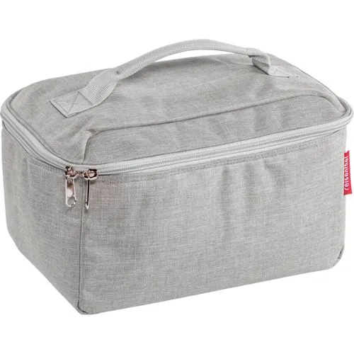 reisenthel beautycase - quadratischer Kulturbeutel in Twist Sky Rose, idealer Gepäckorganisator für Beauty Essentials auf Reisen mit praktischem Tragegriff und vielen Fächern