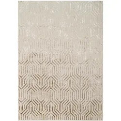 Tapiso Teppich, Creme, Braun, Textil, 80x150 cm, Teppiche & Böden, Teppiche