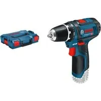 Bosch Professional 12V System Akku Bohrschrauber GSR 12V-15 - Kompaktes Design, 30 Nm Drehmoment und optimal für enge Stellen, inkl. L-BOXX und Einlagen