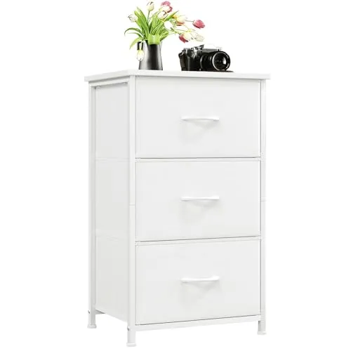 Somdot Kommode mit 3 Schubladen – Moderner Aufbewahrungsschrank für jeden Raum - Vielseitige Somdot Kommode mit 3 praktischen Schubladen, ideal für Schlafzimmer, Wohnzimmer oder Flur. Schlichte Eleganz und einfacher Aufbau sorgen für eine harmonische Ergänzung in Ihrem Zuhause.