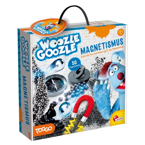 Lisciani WOOZLE GOOZLE - Magnetismus Experimentierkasten, 50 spannende Magnetexperimente für Kinder ab 8 Jahren, fördert wissenschaftliche Neugier und interaktives Lernen