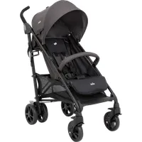 Joie Buggy "Brisk LX" in Schwarz - Kinderwagen geeignet ab Geburt bis ca. 4 Jahre, mit kompaktem Faltmaß und robustem Stahlrohrgestell für einfache Handhabung und Mobilität.