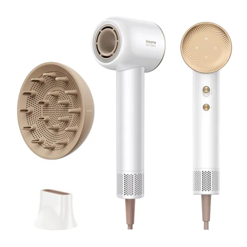 DREAME Hair Glory Combo - High-Speed Haartrockner Weiß, 1600 Watt für schnelles Trocknen und glänzendes Haar