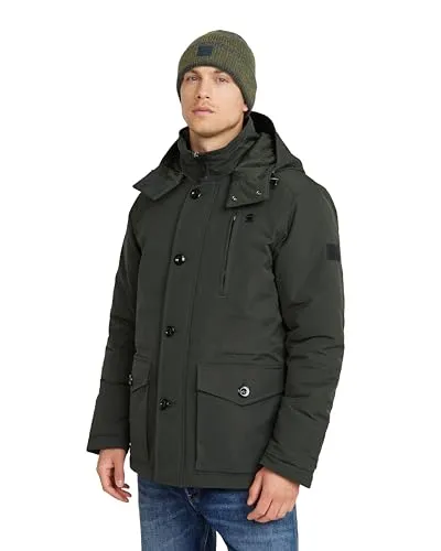 G-star Vodan Jacke Grau M Herren - Funktionsjacke mit wasserabweisendem Finish, wattiert und ideal für kalte Tage. Ausgestattet mit Kapuze, mehreren Taschen und innenliegenden Kordeln für eine optimale Passform.
