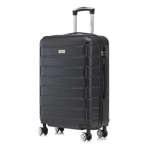 YONSLY Trolley Reisekoffer Set - Hartschalenkoffer mit 360° Rollen - Praktisches Reisekoffer Set aus robustem ABS-Material, leicht und stoßfest. Mit 4 leisen 360° Rollen für mühelose Mobilität und einem integrierten Sicherheitsschloss für geschützte Reisen. Ideal für Langstreckenreisen und den Alltag.