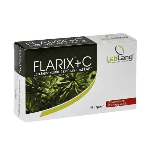 Flarix + C Lärchenextrakt Taxifolin Kapseln 44.5 g - Antioxidantien mit hochwirksamem Lärchenextrakt, unterstützt das Immunsystem und schützt die Zellen vor oxidativem Stress.