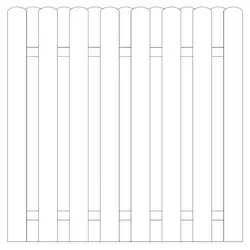 Woodtex Sichtschutzzaun Kieferholz Kesseldruckimprägniert 180x180cm – Robuster Gartenzaun in Grau - Der Woodtex Sichtschutzzaun aus kesseldruckimprägniertem Kiefernholz ist ideal für Terrassen und Gärten. Mit stabiler Bauweise und elegantem Design bietet er zuverlässigen Schutz und Privatsphäre.