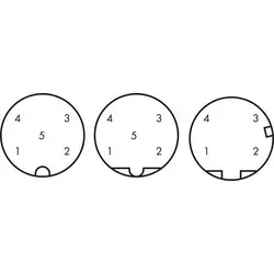 Wago M12-Stecker B-kodiert axial 756-9401/060-000