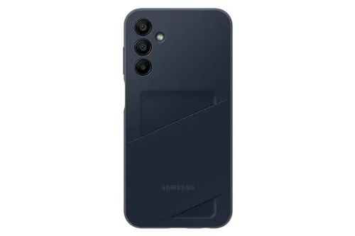Samsung Card Slot Case EF-OA156TBEGWW für Galaxy A15 5G - TPU Handyhülle in Blau/Schwarz, optimaler Schutz vor Kratzern und Stößen mit praktischem Kartenfach