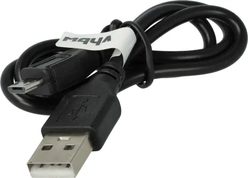 vhbw Micro-USB Kabel (USB A auf Micro USB) kompatibel mit Sony Cybershot DSC-HX90, DSC-HX60, DSC-HX80, DSC-HX60V - USB Datenkabel, 30 cm Schwarz