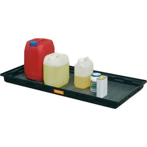 CEMO Auffangwanne PE 40, 7871, aus Polyethylen, 130 x 62cm, Kleingebindewanne, 40 Liter