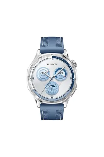 Huawei Watch GT5 46mm Vili-B19W Blue - Smartwatch mit präziser Fitness-Tracker-Technologie, ideal für aktive Lebensstile