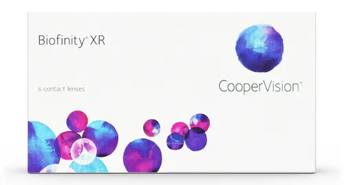 Cooper Vision Biofinity® XR 6er Box - Monatslinsen für extreme Stärken mit hervorragender Sauerstoffdurchlässigkeit. Ideal für langes Tragen dank der speziellen Aquaform Technology – für klaren Blick und hohen Tragekomfort.
