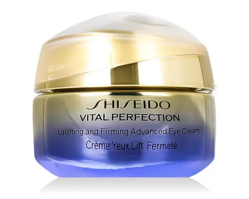 Shiseido Vital Perfection Lifting-Augencreme 15 ml - Hochwertige Augencreme für Damen, 15 ml, mit feuchtigkeitsspendenden Inhaltsstoffen für ein frisches und entspanntes Aussehen der empfindlichen Augenpartie.