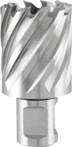 RUKO 108214E Kernlochbohrer 14 mm - Bohrkrone aus kobaltlegiertem Hochleistungsstahl, Ø 14 mm, Schnitttiefe 30 mm – perfekt für schwer zerspanbare Materialien und anspruchsvolle Anwendungen.