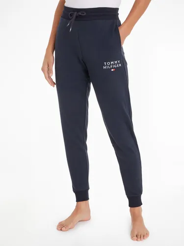Tommy Hilfiger Damen Jogginghose Sweatpants Lang, Blau (Desert Sky), XS - Sport-Jogginghosen für Damen, bequeme Sweatpants mit Stretch-Taillenbund für optimalen Tragekomfort und lässigem Design – ideal für entspannte Tage.
