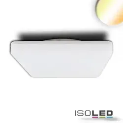 ISOLED LED Decken/Wandleuchte quadratisch Bewegungssensor ColorSwitch warmweiß 24W 2700lm EEK E [A-G]