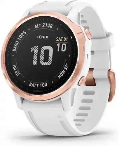 Garmin Fenix 6S Pro 42 mm - Multifunktionale Sportuhr - GPS & Sportuhren - Ideal für Schwimmer und Sportler mit präziser GPS-Navigation und umfangreichen Fitnessfunktionen.