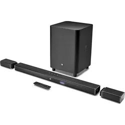 JBL Bar 5.1 Soundbar - 510W Surround Sound - Surround-System mit beeindruckendem 5.1-Kanal Sound und abnehmbaren kabellosen Lautsprechern. Erlebe echten Kinogenuss mit 510W Leistung und einfacher 4K HDMI-Konnektivität.