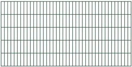 Doppelstab-Gittermatte 2000 mm x 1000 mm, grün RAL 6005 - Gartenzäune | Langlebiger Doppelstabmattenzaun aus verzinktem Stahl, ideal für zuverlässigen Schutz und ansprechende Optik in Ihrem Garten.
