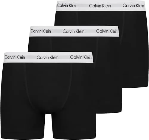 Calvin Klein Herren Boxershorts Low Rise TRUNK, 3er Pack U2664G - Retroshorts für Herren, stilvoll und komfortabel mit elastischem Bund, ideal für Alltag und Sport.