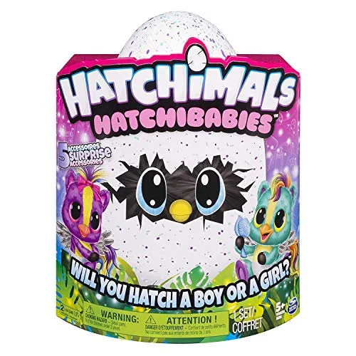 Hatchimals 6044070 HatchiBabies Ponette, Baby - Hatchimal mit interaktiven Accessoires