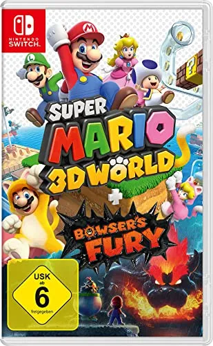 Super Mario 3D World + Bowser's Fury - Nintendo Switch Spiel, für bis zu 4 Spieler, mit vielfältigen Sprachoptionen und aufregendem Gameplay