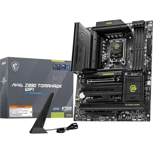 MSI MAG Z890 TOMAHAWK WIFI Mainboard - Intel Z890 Chipsatz, 4x DDR5 Unterstützung für hohe Leistung und Gaming-Optimierung