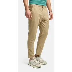 Indicode Herren Leinenhose INNandos – Komfortable Sommerhose in Braun - Bequeme Herren Leinenhose mit elastischem Bund für optimalen Sitz. Ideal für lässige Sommerlooks, gefertigt aus pflegeleichter Baumwoll-Leinen-Mischung.