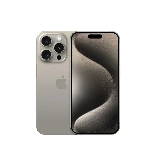 Apple iPhone 15 Pro 256 GB Titan Natur- (Generalüberholt)