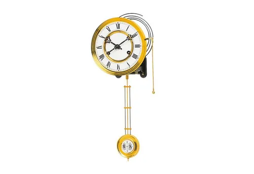 Hermle Wanduhr Federzugwerk Hermle, 14-Tage, Pendellänge 21,5 cm, mit Tonfederschlag