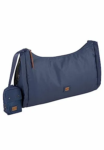 camel active Laona Damen Schultertasche - Umhängetaschen: Minimalistischer Look, praktische Innenaufteilung und leichtes, gewachstes Canvas Material für den perfekten Alltagsbegleiter.
