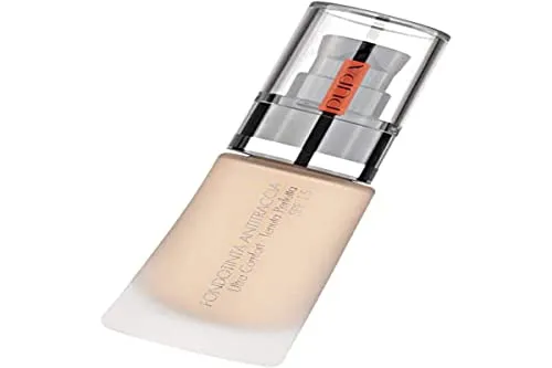 PUPA Milano No Transfer Foundation LSF 15 - Farbton Porcelain 30 ml - PUPA Milano No Transfer Foundation, 30 ml, für einen makellosen Teint. Diese Foundation passt sich perfekt der Haut an, sorgt für ein einheitliches Hautbild und bietet gleichzeitig einen leichten Lichtschutz. Ideal für jeden Look!