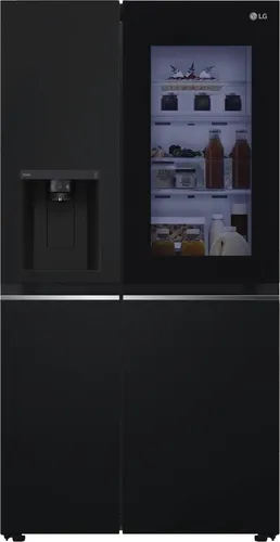 LG GSGV81EPLL - Side by Side Kühlschrank, 635 L, Instaview mit Eis- und Wasserspender, energieeffizienter Smart Inverter Kompressor, Total No Frost und Wi-Fi-fähig