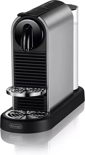 Nespresso De'Longhi CitiZ Platinum EN220.T - Kapsel-Kaffeemaschine - 1-Tassen-Kaffeemaschine mit 4 Tassengrößen und 19 bar Druck für perfekten Espresso und Lungo, elegantes Design und energiesparender Eco-Modus.