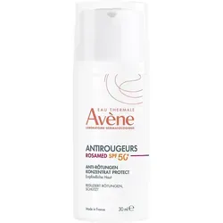 Avène Antirougeurs Rosamed SPF50+ Anti-Rötungen Konzentrat 30 ml - Sonnenschutzmittel für empfindliche Haut, reduziert Rötungen effektiv und bietet sehr hohen Lichtschutzfaktor (SPF50+) mit zusätzlichem Blue Light Schutz.