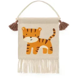 Lytte Wanddeko, Orange, Textil, Freiform, 40x40 cm, pflegeleicht, Teppiche & Böden, Teppiche