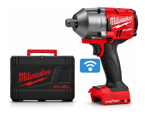Milwaukee 4933459729 Akku-Schlagschrauber mit Sprengring - Akkuschrauber mit 4 Schaltstufen für individuelle Drehzahl- und Drehmoment-Einstellungen, bietet optimale Leistung und Präzision beim Schraubenlösen.