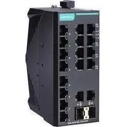 Moxa EDS-2018-ML-2GTXSFP-T - Unverwalteter Gigabit Ethernet-Switch mit 16 Ports - Robuster unverwalteter Gigabit Ethernet-Switch mit 16 10/100BaseT(X)-Ports für zuverlässige Netzwerkverbindungen. Ideal für den professionellen Einsatz in industriellen Umgebungen.