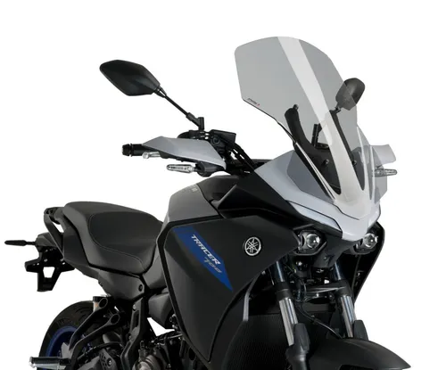 PUIG Motorradhelm-Visier Tourenscheibe für Yamaha MT-07 Tracer 700 / Tracer 7 / GT 20-24 rauchg