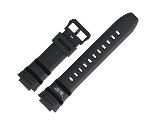 CASIO Uhrenarmband 16mm Kunststoff Schwarz WV-200E