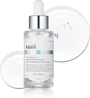 dear, Klairs Freshly Juiced Vitamin Drop 35 ml - Sonstige Gesichtspflegeartikel mit kraftvollem Vitamin C für strahlende Haut und einen ebenmäßigen Teint.